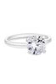 Simply Silver Silver Ground Sterling925 with Cubic Zirconia Solitaire Ring - Image 1 of 1
