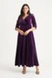 Scarlett & Jo Purple Verity Velvet Maxi Gown - Image 1 of 1