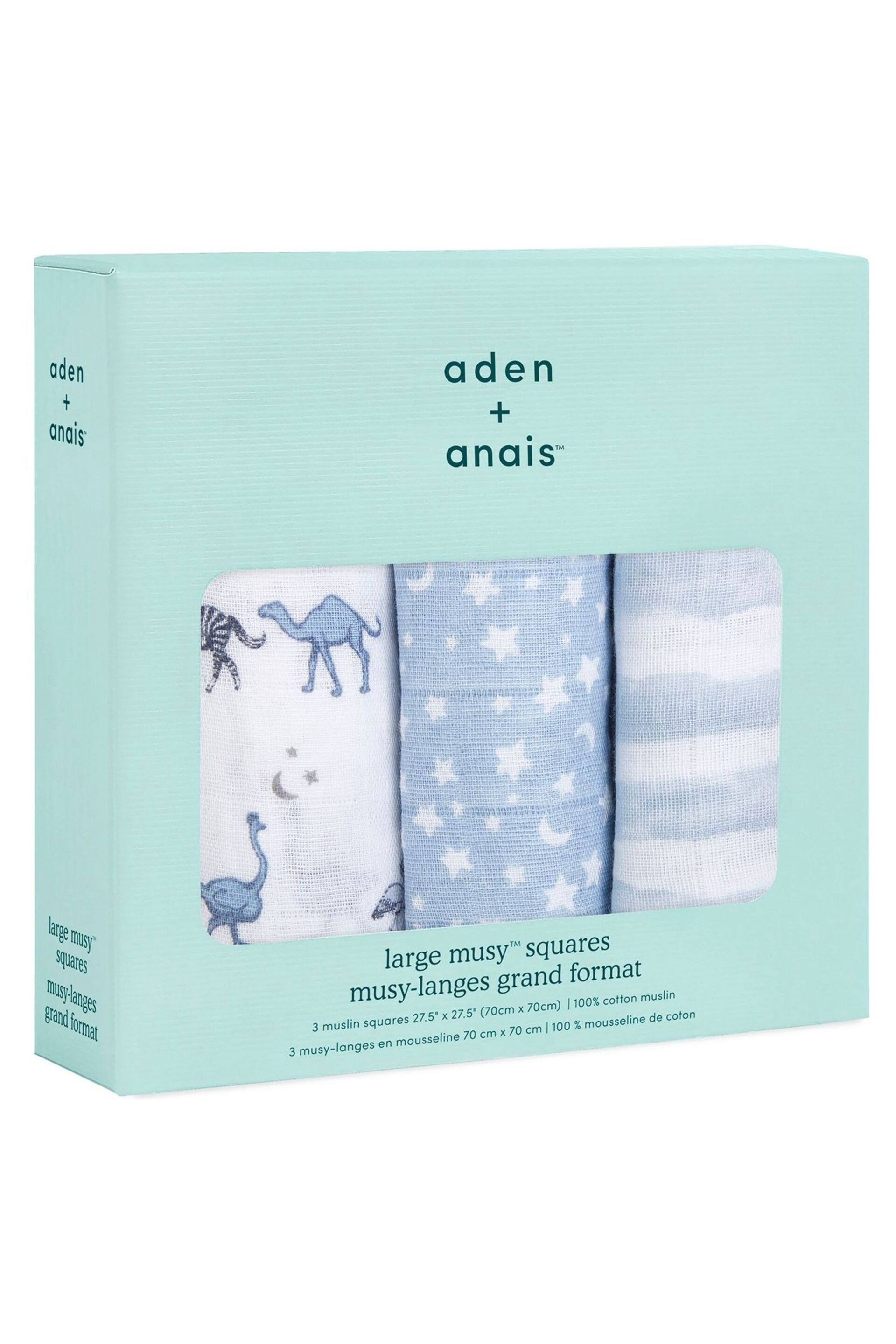 aden + anais Cotton Muslin Squares 3 Pack - Image 1 of 4