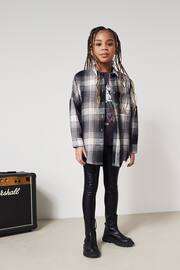 Black/White Check Oversized Shirt (3-16yrs) - Image 1 of 6