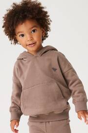 Mink Brown Soft Touch Jersey Hoodie (3mths-7yrs) - Image 1 of 7