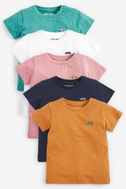 Mineral Short Sleeve T-Shirts 5 Pack (3mths-7yrs) - Image 1 of 8