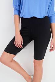 Black Jersey Cycle Shorts - Image 3 of 11