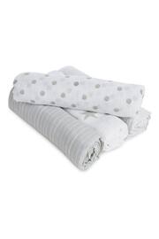 aden + anais dusty Essentials Cotton Muslin Blankets 4 Pack - Image 1 of 6