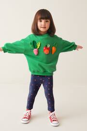 Green Vegetable Crew Sweatshirt and Leggings Set (3mths-7yrs) - Image 1 of 6