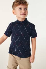 Baker by Ted Baker Printed Polo Shirt - Image 1 of 10