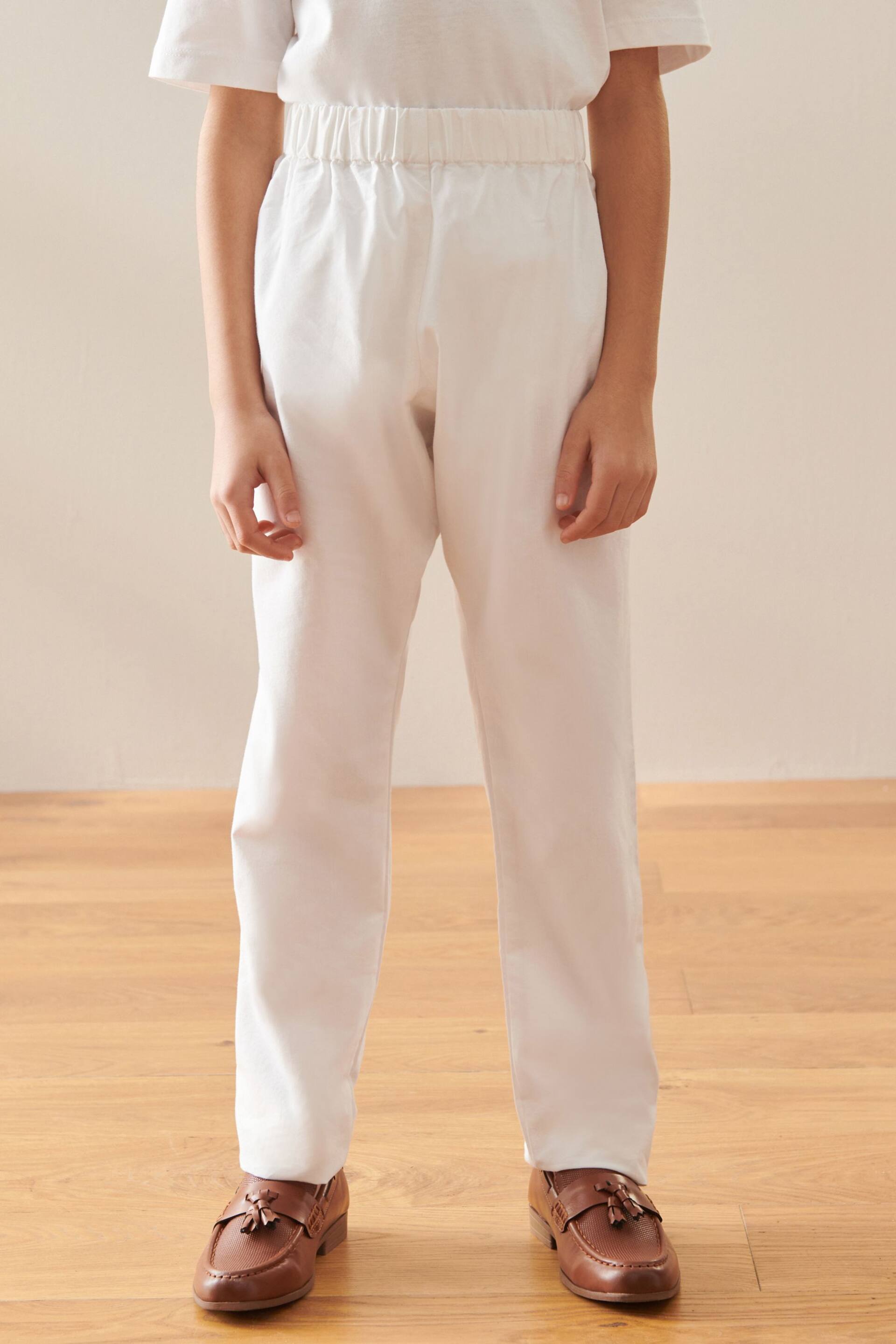 White Kurta Trousers (3mths-16yrs) - Image 1 of 6