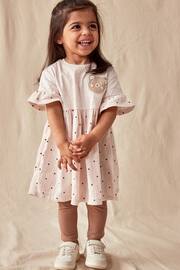 Cream Relaxed Day Dress and Leggings Set (3mths-7yrs) - Image 1 of 7