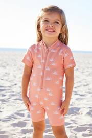 Rust Brown Sunsafe Swimsuit (3mths-7yrs) - Image 1 of 8