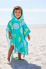 Blue Poncho Beach Towel (9mths-6yrs) - Image 1 of 7