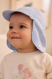 Blue Reversible Legionnaire Baby Hat (0mths-2yrs) - Image 1 of 4
