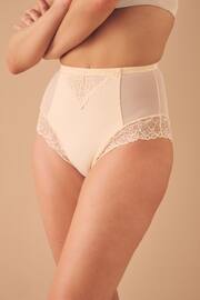 Nude High Waist Brief Firm Tummy Control Shaping Briefs - Image 1 of 4