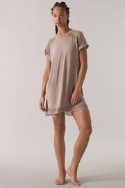 B by Ted Baker Mink Modal Tunics Top - Image 1 of 8