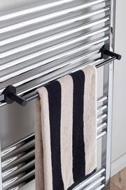 Black Magnetic Extendable Oslo Towel Rail - Image 1 of 6