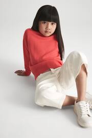 Reiss Coral Audrey Senior Crew Neck Knitted Jumper - Image 1 of 7