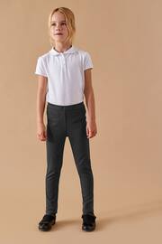 Grey Jersey Stretch Pull-On Skinny School Trousers (3-16yrs) - Image 1 of 6