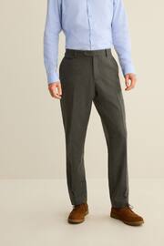 Green Regular Fit Trimmed Check Suit: Trousers - Image 1 of 10