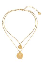 Bibi Bijoux Gold Tone Serenity Layered Charm Necklace - Image 1 of 5