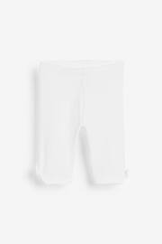 White Cropped Leggings (3mths-7yrs) - Image 1 of 4