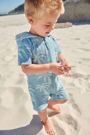 Blue Towelling All-In-One (3mths-7yrs) - Image 1 of 7