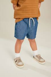 Blue Chambray Pull-On Shorts (3mths-7yrs) - Image 1 of 6