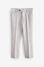 Grey Linen Blend Suit Trousers (12mths-16yrs) - Image 1 of 5
