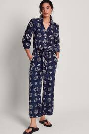 Monsoon Blue Loretta Batik Trousers - Image 1 of 4