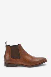 Dark Tan Chelsea Boots - Image 1 of 4