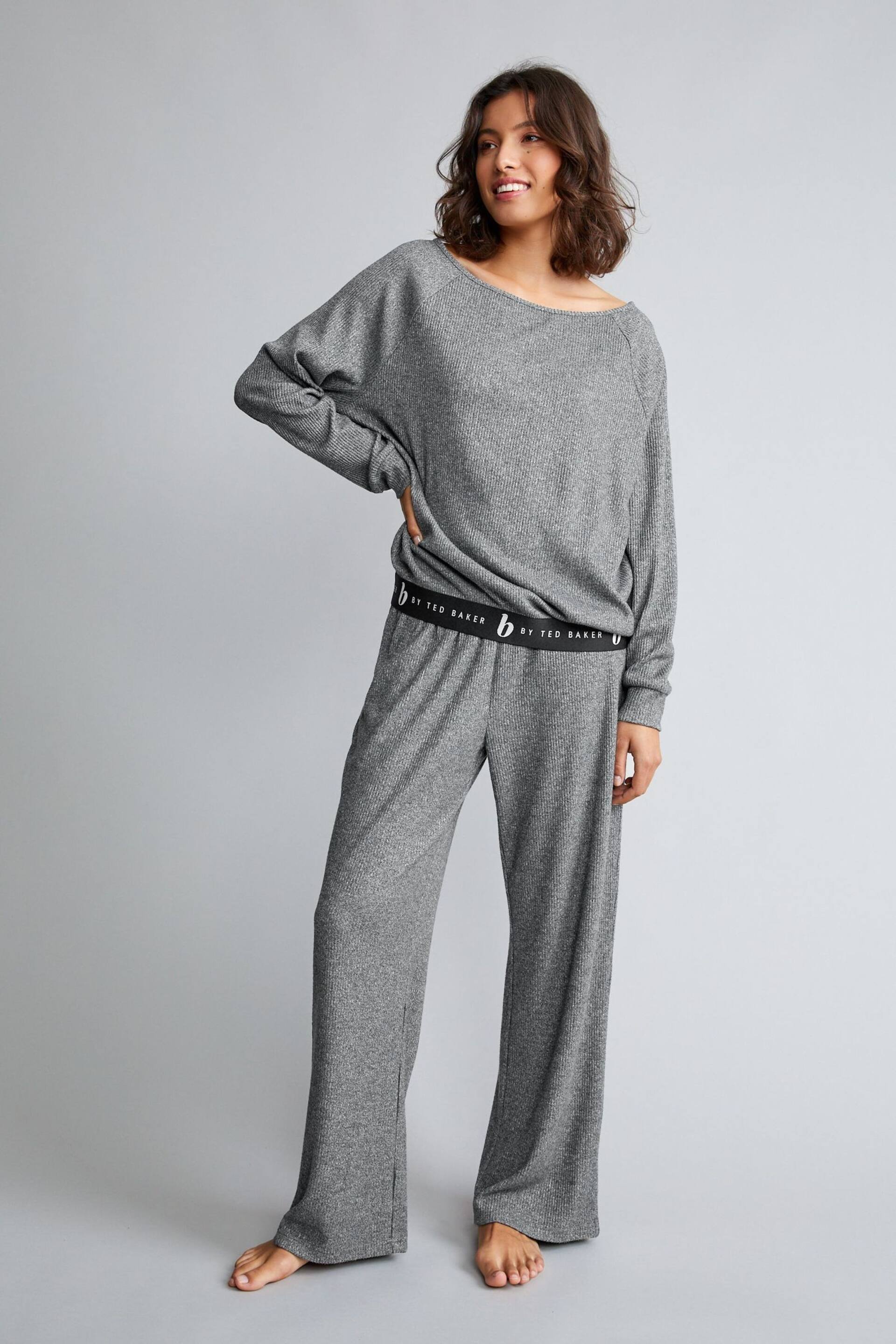 B by Ted Baker Rib Loungewear Trousers - Image 1 of 6