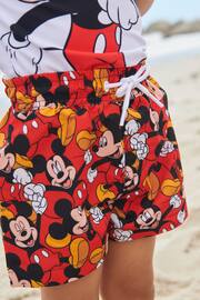 Mickey Mouse Red 2 Piece Sunsafe Top And Shorts Set (3mths-7yrs) - Image 2 of 7