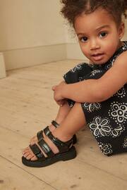 Black Chunky Sandals - Image 1 of 11