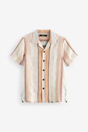 Multi Short Sleeves Textured Stripe Shirt (3-16yrs) - Image 1 of 3