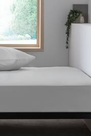 Grey Easy Care Polycotton Fitted Sheet - Image 1 of 3