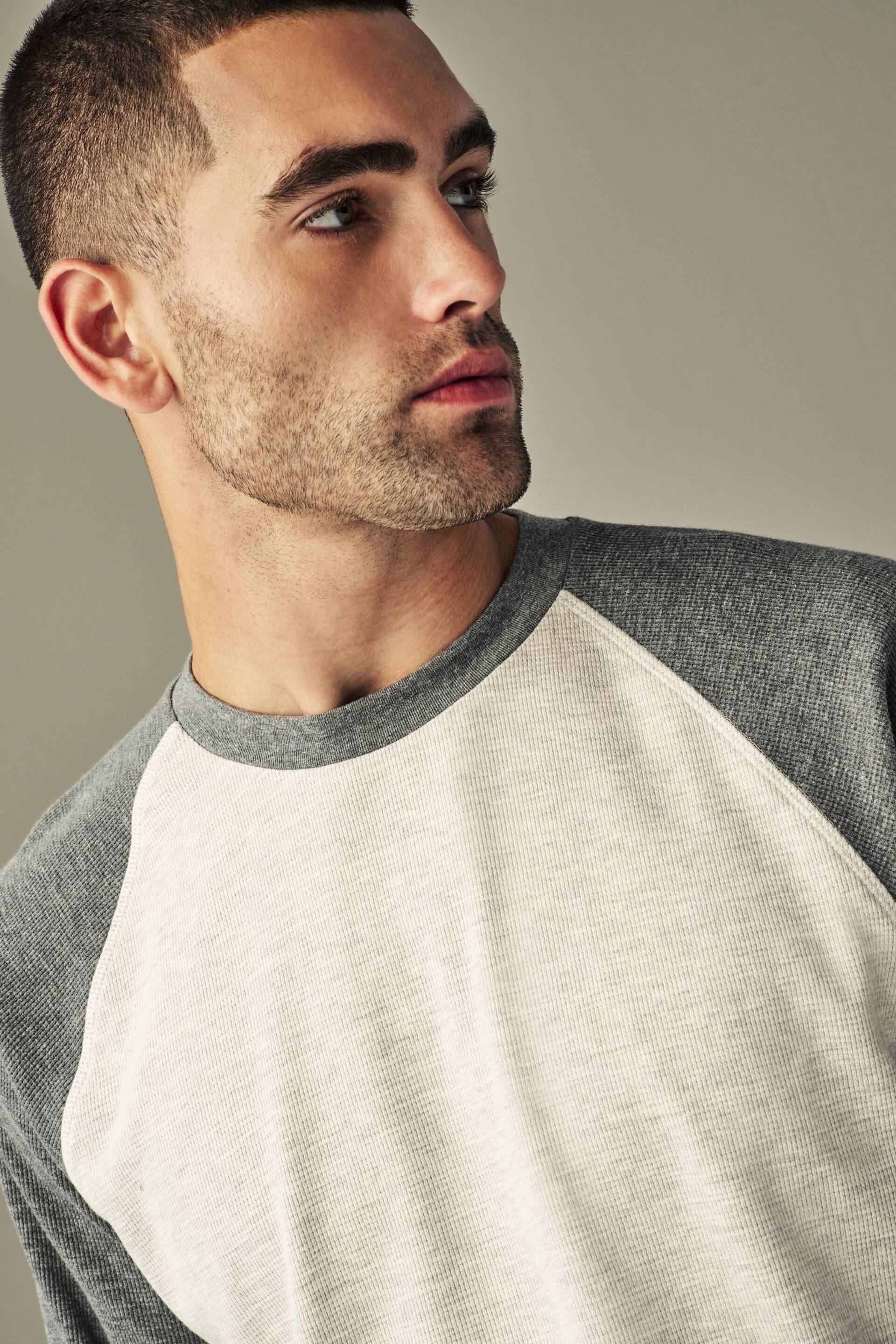 Neutral Long Sleeve Raglan T-Shirt - Image 1 of 8