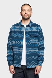 Penfield Blue Geo Brushed Shirt - Image 1 of 7