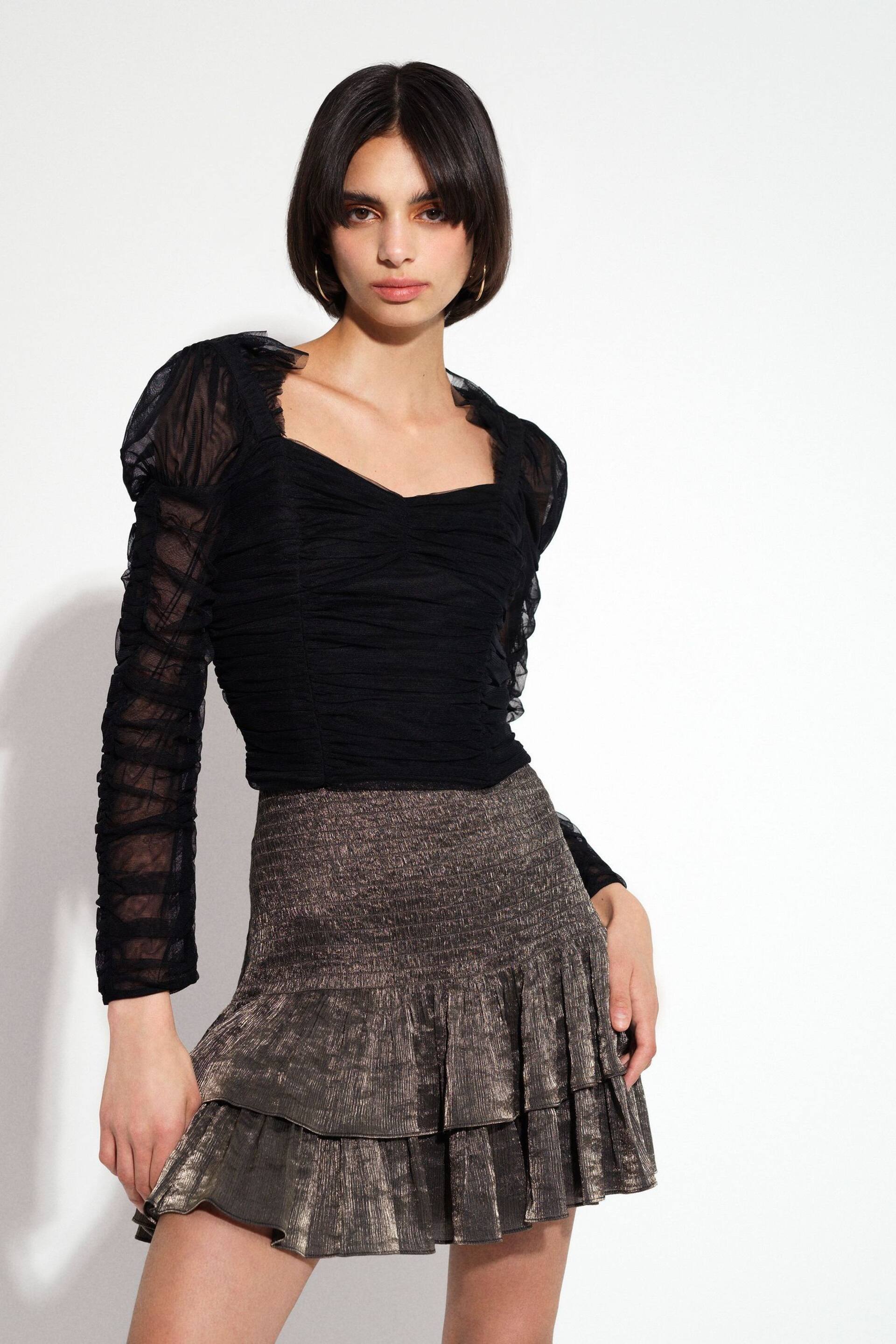 French Connection Dafne Satin Skirt - Image 1 of 5