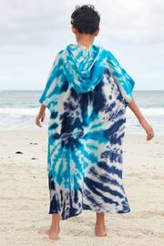 Blue Tie Dye Towelling Cover-Up (3-16yrs) - Image 2 of 8