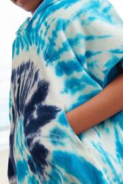 Blue Tie Dye Towelling Cover-Up (3-16yrs) - Image 3 of 8