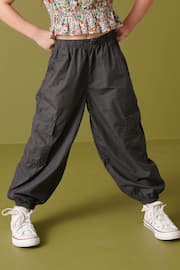 Charcoal Grey Parachute Cargo Cuffed Trousers (3-16yrs) - Image 4 of 9
