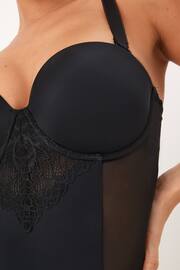 Black DD+ Firm Tummy Control Lightly Padded Lace Slip - Image 6 of 8