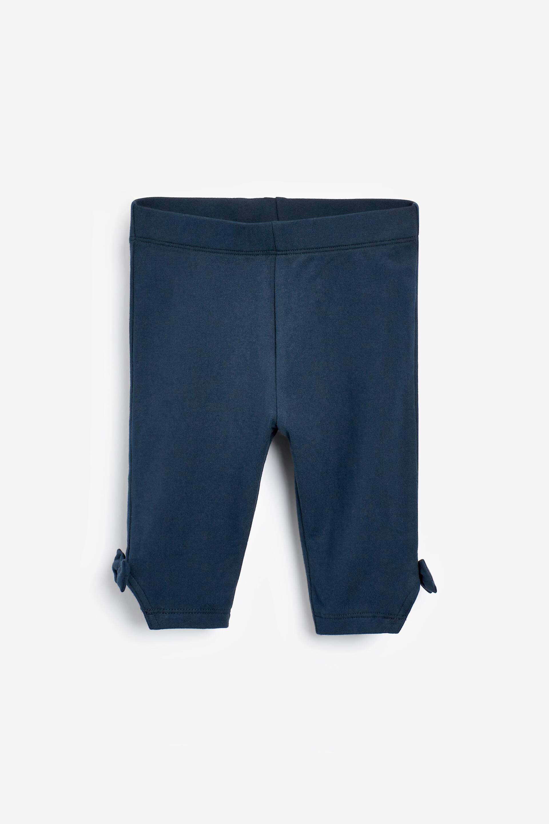 Navy Cropped Leggings (3mths-7yrs) - Image 1 of 3