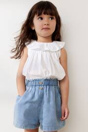 Denim Button Shorts (3mths-7yrs) - Image 2 of 5