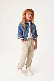Neutral TENCEL™ Cargo Trousers (3-16yrs) - Image 1 of 6