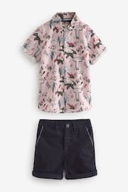 Baker by Ted Baker Shirt And Shorts Set - Image 1 of 8
