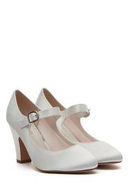 Rainbow Club Ivory Wedding Madeline Satin Mary Jane Court Bridal Shoes - Image 1 of 4