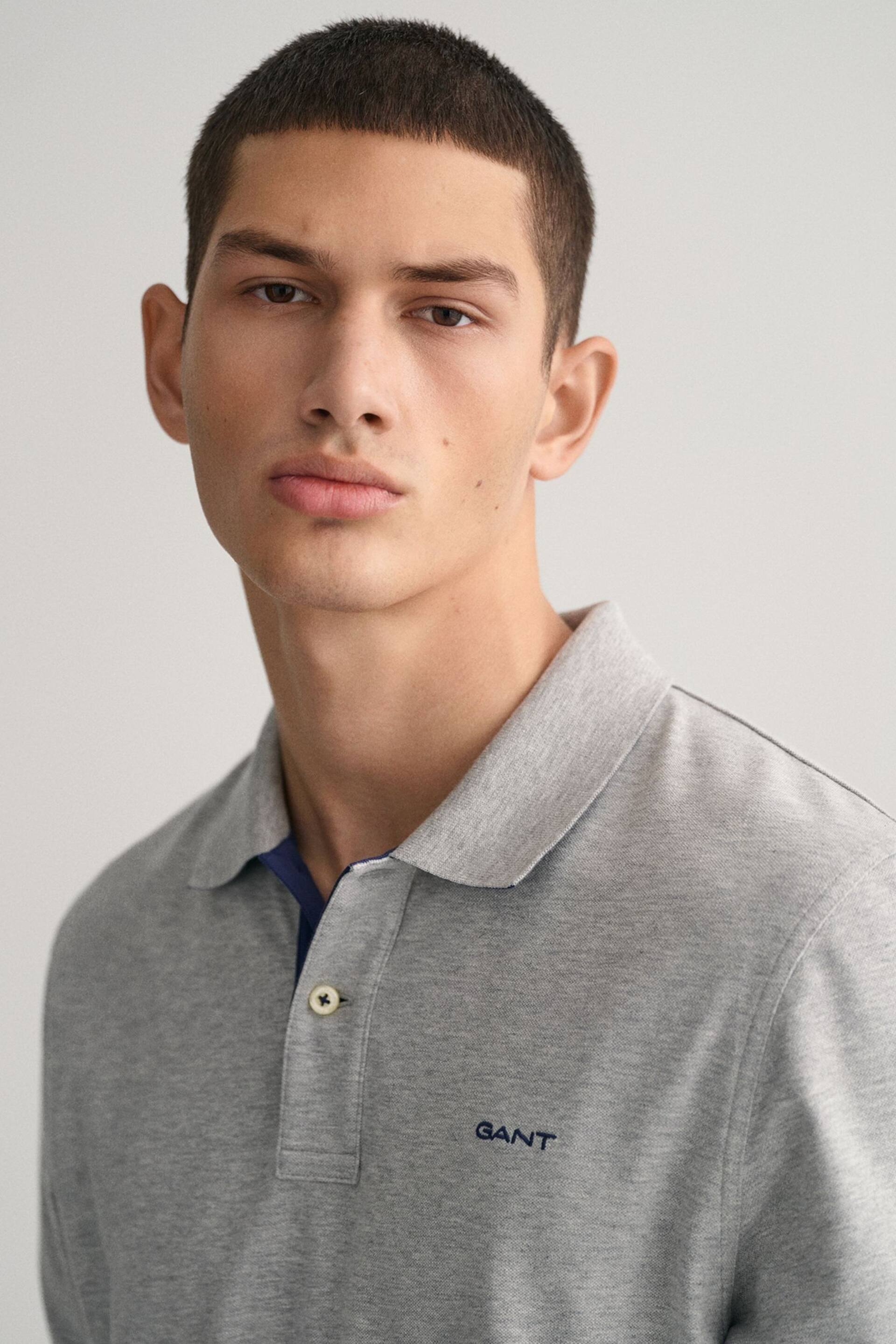 GANT Contrast Collar Polo Shirt - Image 4 of 4