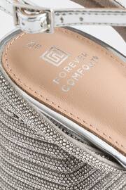 Silver Forever Comfort® Jewel Bling Platform Heels - Image 7 of 10