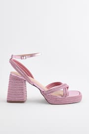 Pink Forever Comfort® Jewel Bling Platform Heels - Image 2 of 6