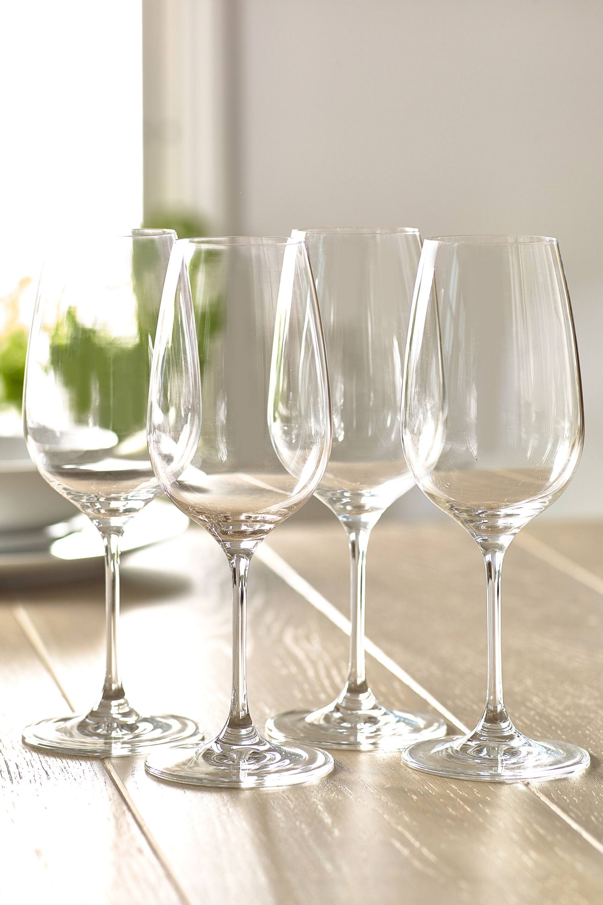Clear Nova Wine Glasses Set of 4 Red Wine Glasses - Image 2 of 4