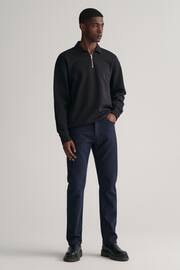 GANT Blue Regular Fit Soft Twill Jeans - Image 3 of 5